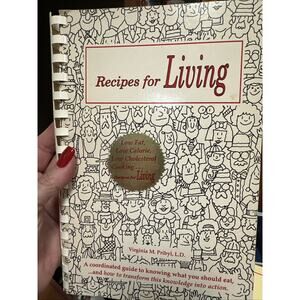 Recipes For Living By Virginia M. Pribyl Vtg 1988